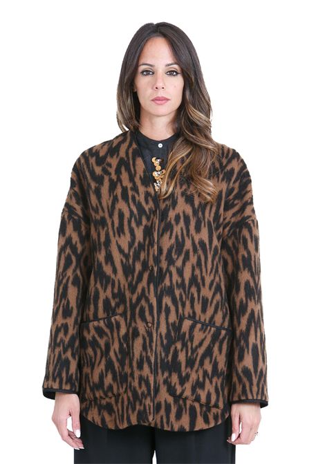 Giaccone in panno con effetto moiré FORTE FORTE | Giacche | 14304MYCOAT3009